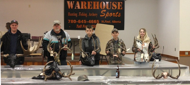 Some of this year&#8217;s Buck of the Season winners are pictured. Prizes were handed out in a number of categories on Dec. 2.