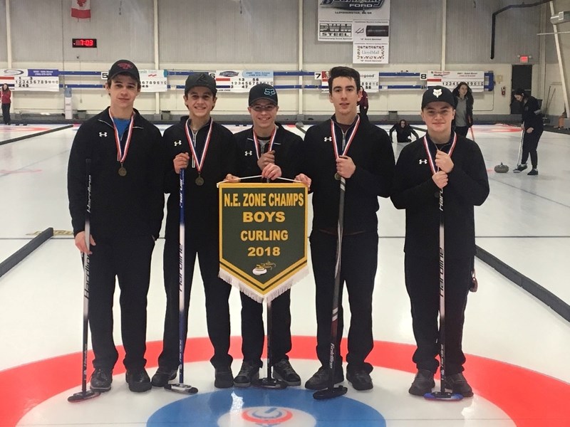 The Men&#8217;s Saints curling team is made up of Cody Doucet, Blake Gratton, Jakob Martin, Carson Pederson, and Gilles Michaud. The team will move on the compete at