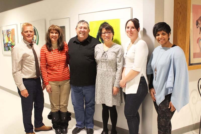 The Portage College CSW Program saw an accredition team on site recently. L-R: Scott McLean, Joyce Crandel, Richard Gregory, Lyla Allan, Zara Lyttle and Yasmin Dean.