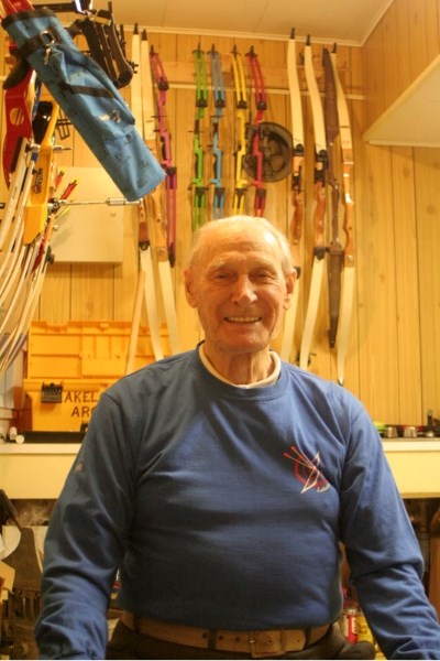 Herbert Erickson has been involved with archery for 86 years and celebrated his 95 birthday last Thursday.