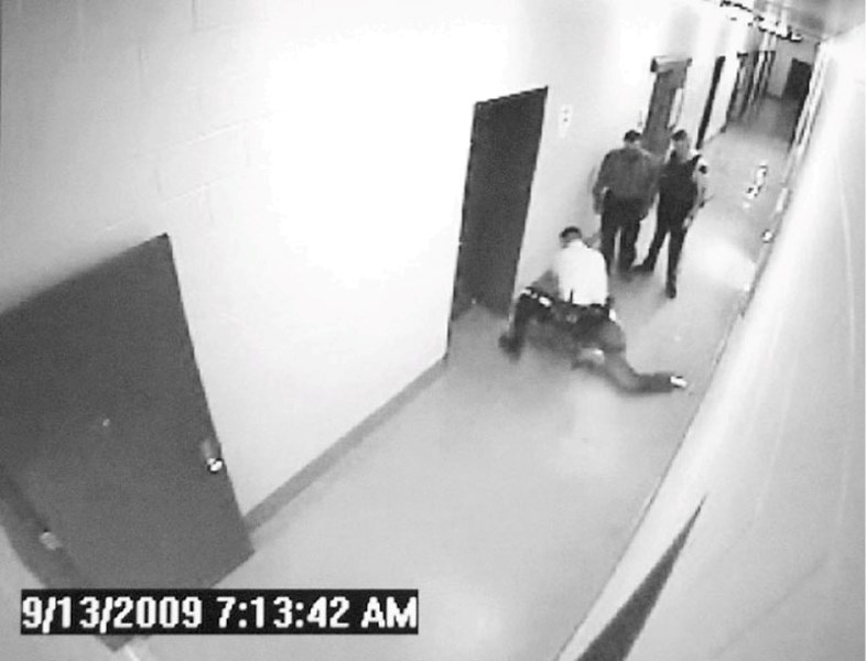 The Post has video footage of the altercation between a Lac La Biche Mountie and a prisoner in local cells.