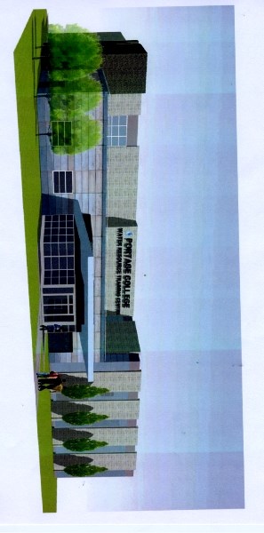 An artist&#8217;s rendition of Portage College&#8217;s proposed Water Resources Training Centre to built built in Lac La Biche County.
