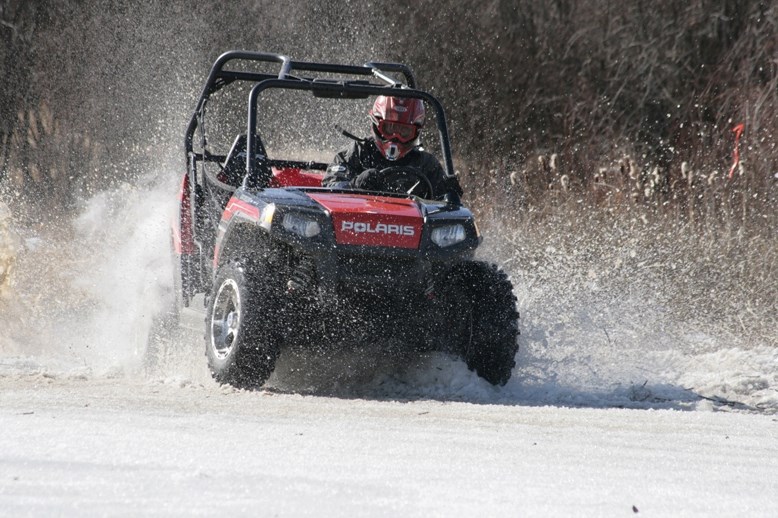 Riders hit the trail at Hylo&#8217;s annual quad rally.