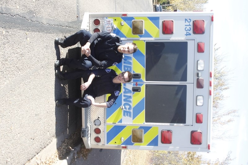 Hearts of Gold. Local paramedics John Knutson and Richard Reed went above the call of duty by bringing the homeless cat to the vet to make sure the feline was safe.