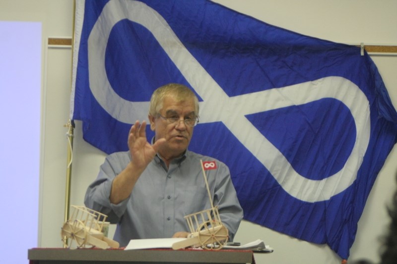 Floyd Thompson, chair of the Kikino Metis Settlement was a Metis Week speaker.