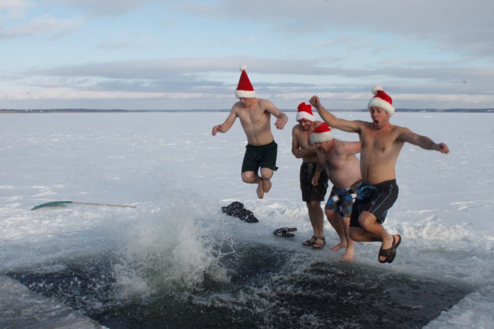 The time has come, once again, for the brave and the bold to jump into frozen Lac La Biche Lake. For the tenth year in a row, Jamie Laird and friends are getting into their