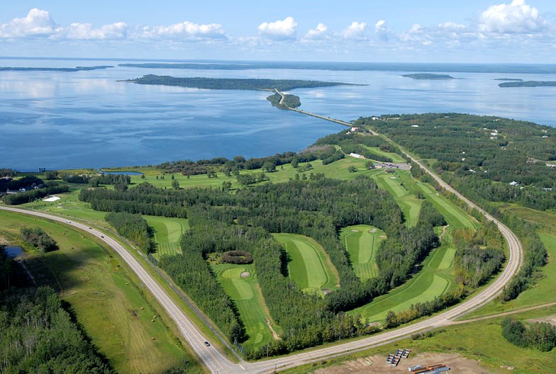 Aerial view of the Lac La Biche Golf and Country Club, site of the second annual ROABA Golf Tournament.