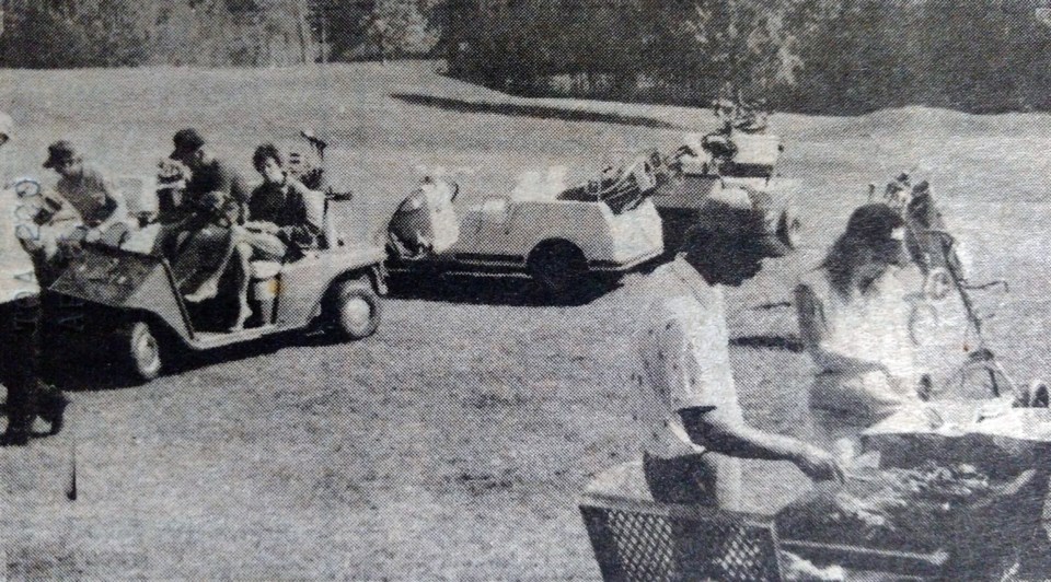 A &#8220;mixer&#8221; tournament was held at the Lac La Biche Golf and Country Club in June of 1984 to celebrate the opening of new grass greens.