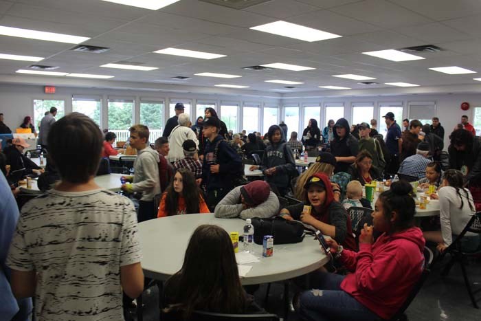  The McArthur Room was packed as the afternoon rain was passing by