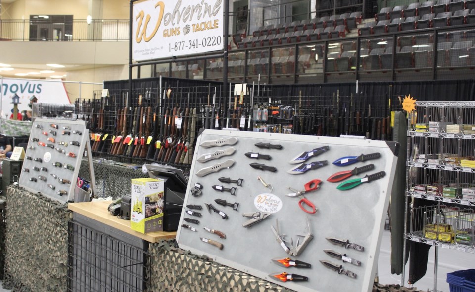  Industry leaders Wolverine Guns and Tackle also had their merchandise on display at the three-day event