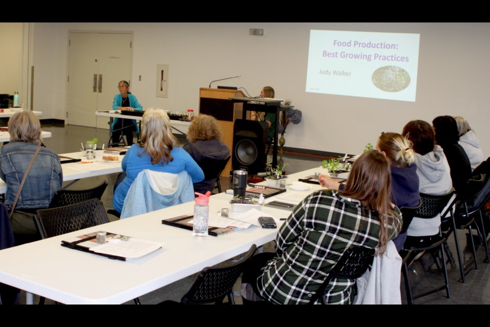 Judy Walker, a gardening enthusiast from the Lac La Biche area, was the host of a soil amendment gardening workshop held on May 15 at McArthur Place. 