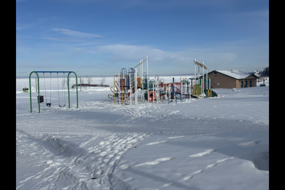 The council opted out of putting a fence around the playground for safety as there is accessibility concerns.