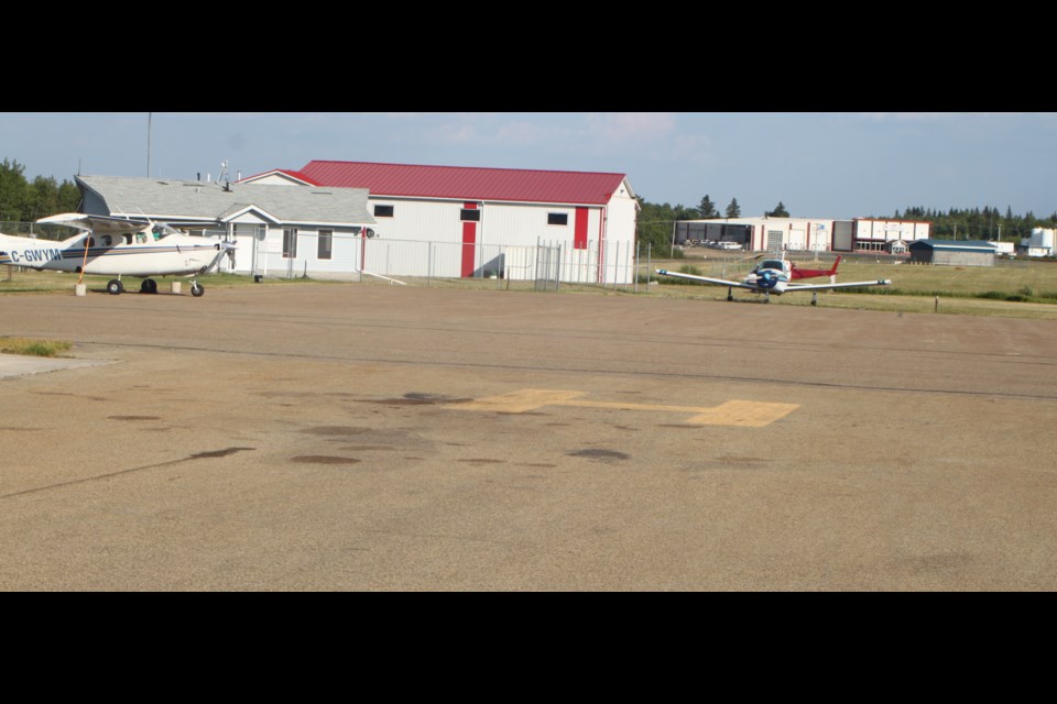 An airfield at the airport in Lac La Biche County. Chris McGarry photo. 