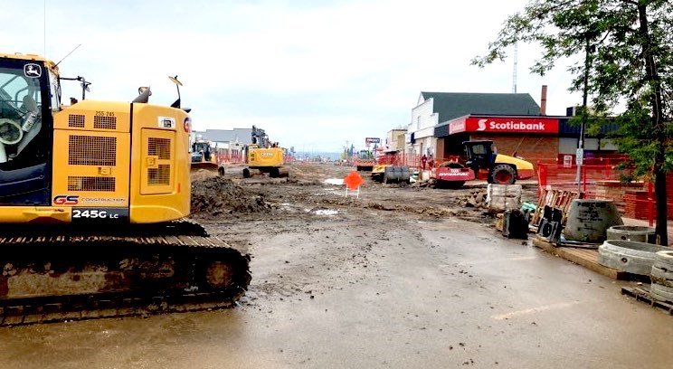 The first phase of the Main Street Revitalization project began in the spring and is expected to go until the end of October. Chris McGarry photo