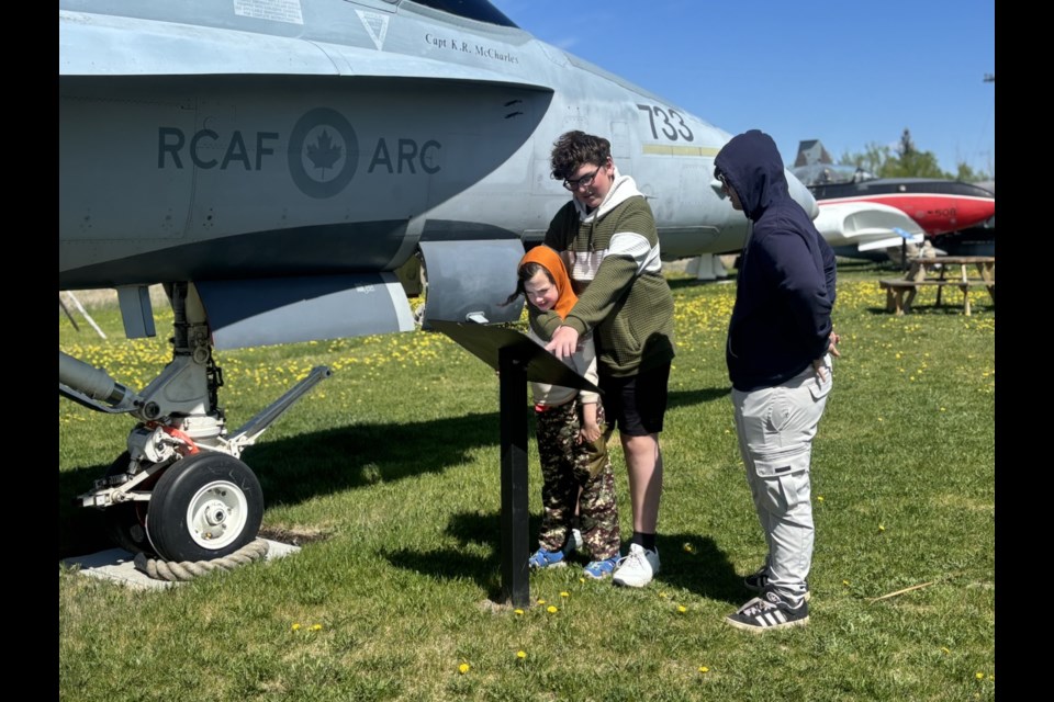 Families explored the outdoor jet displays at the Cold Lake Museum on Saturday afternoon.

Photo: Chantel Downes