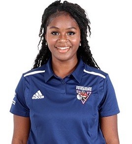 Natasha Charley is looking forward to entering the nursing profession and is enjoying her time as a member of the Voyageurs soccer team. Photo supplied. 
