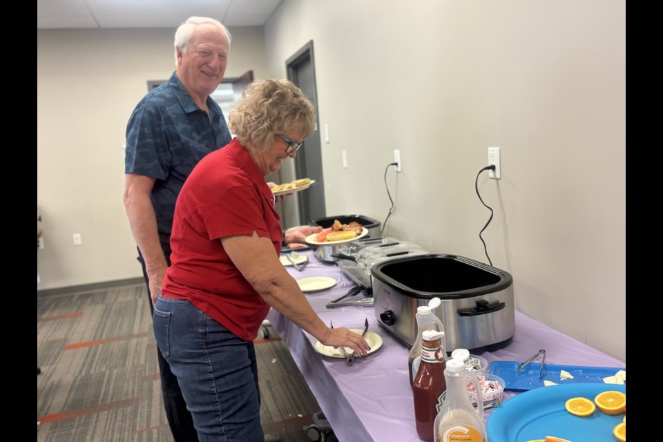 Seniors were welcomes into the Cold Lake and District FCSS to enjoy a free pankcake brekfast to kick off Seniors' Week.

Photo/Chantel Downes