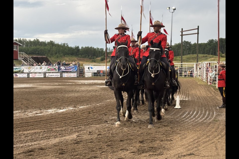 The RCMP Musical Ride returned to Cold Lake Exhibition Park after 11 years.

Photo: Chantel Downes