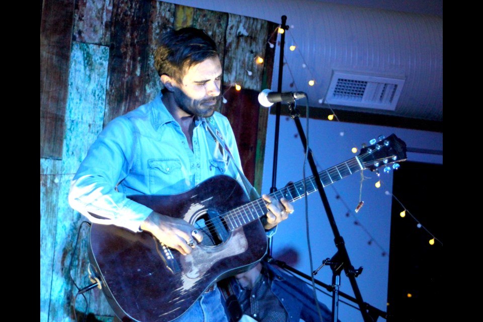 Reuben and the Dark, fronted by singer-songwriter Reuben Bullock, performed in front of a near-capacity crowd during the second concert of the 2024 Music in the Forest series, which took place on Thursday, March 28 at the Sir Winston Churchill Provincial Park community hall. Chris McGarry photo.