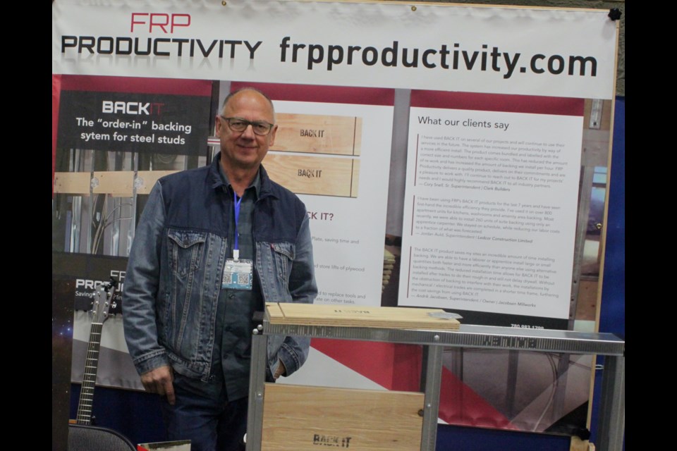  Roland Majeau, who owns the Edmonton-based company FRP Productivity, attended the Power Up Conference for the first time this year. Chris McGarry photo. 