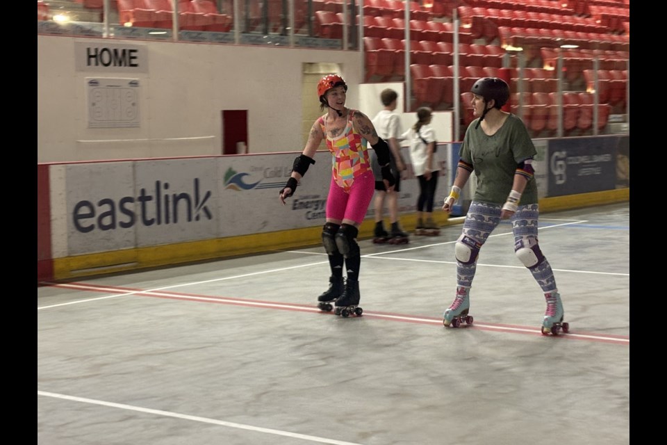 Participants were happily roller skating for the very first time at the Energy Centre.

Photo: Chantel Downes