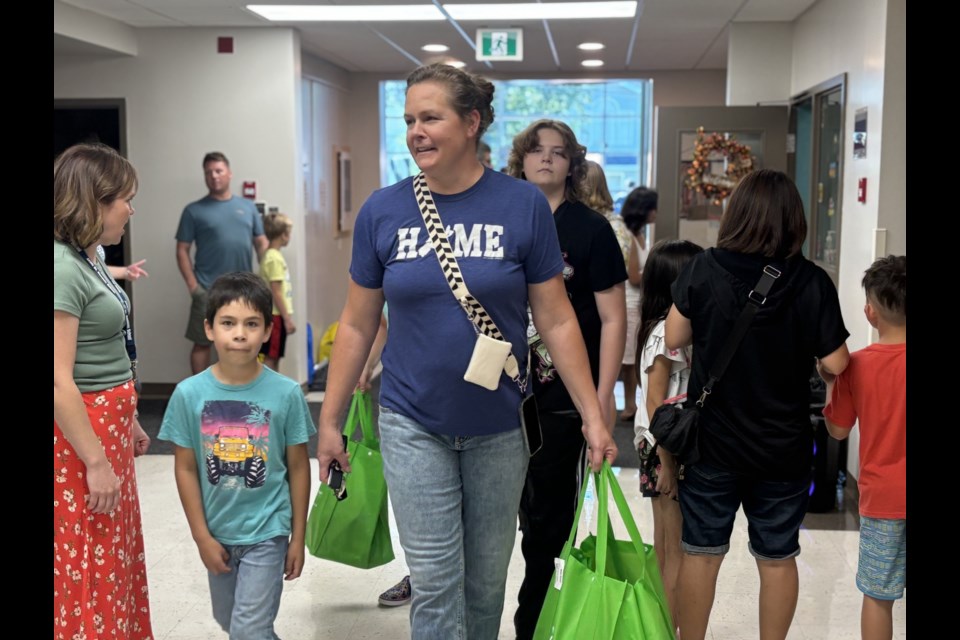 Parents and students were eager at the St. Dominic's open house on Aug. 27, to see new and old faces.

Photo: Chantel Downes.