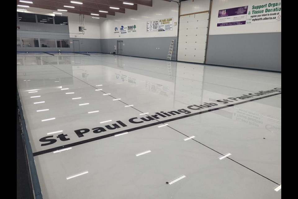 St. Paul Alberta Curling Club's ice surface is ready for the 2022 winter season.