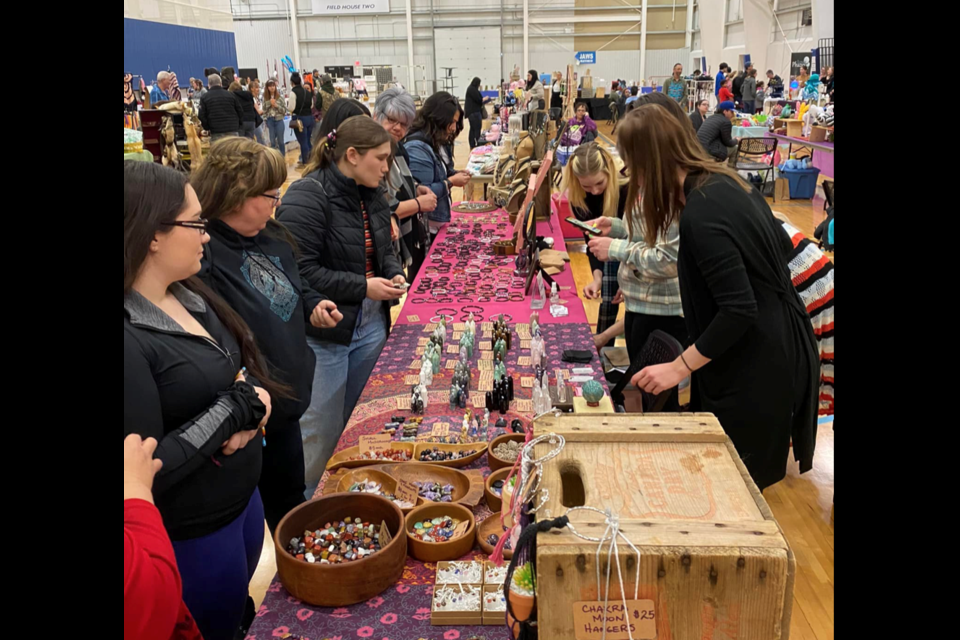 Vendors and shoppers gathered at the Bold Centre during the 2022 Spring Sale. Bev Tkachuk-supplied. 