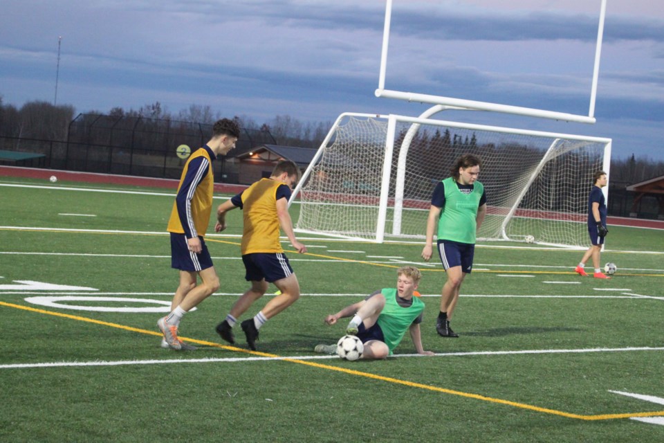 Friday's  final game of the Portage soccer season is at the Bold Centre fields. The women's game goes first at noon, followed by the men's team at 2 pm. 