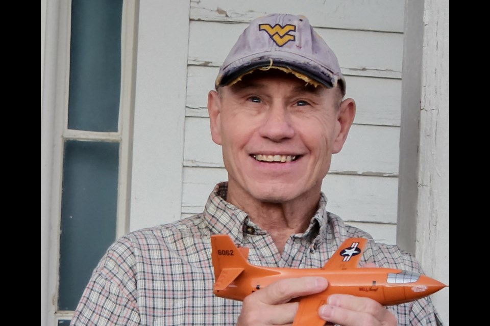 Doug Mishler performs as Chuck Yeager in the Ed Kinney Speaker Series on Aug. 15 in Pleasanton.
