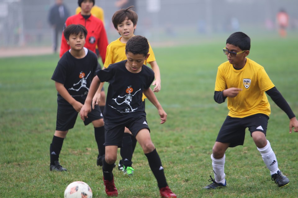 The Ballistic United/Get On The Bus team competed in the recent League America Festival. Pleasanton resident Tim Ryerson, GM of Ballistic United, founded “Get on the Bus” to give children who might not be able to the chance to play soccer while also learning valuable life skills.