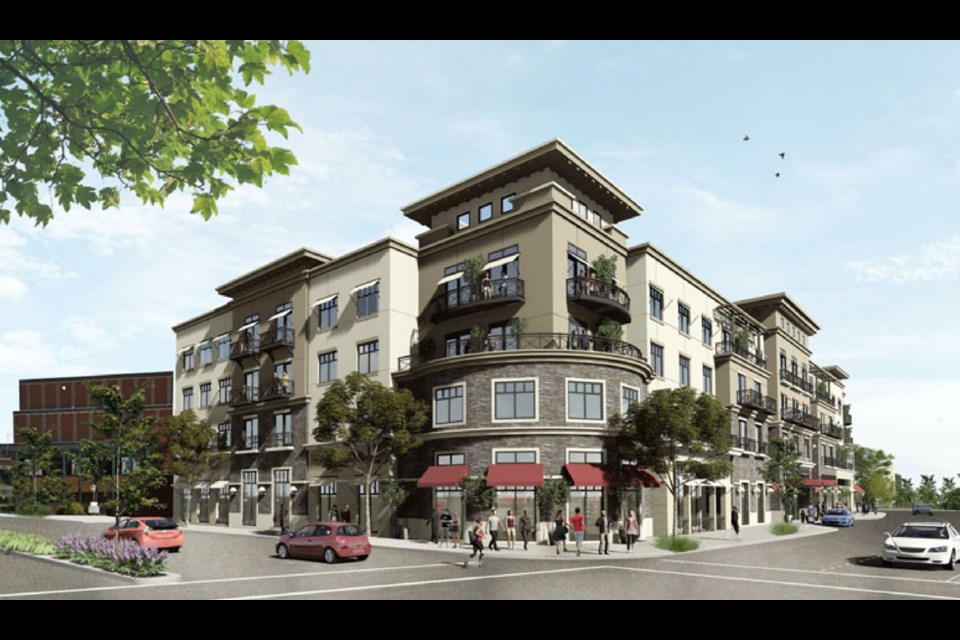 Rendering of the downtown Livermore hotel planned for 2205 Railroad Ave. set for completion in December 2025. 