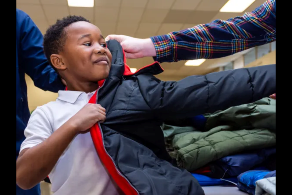 North Texas students receive winter coats