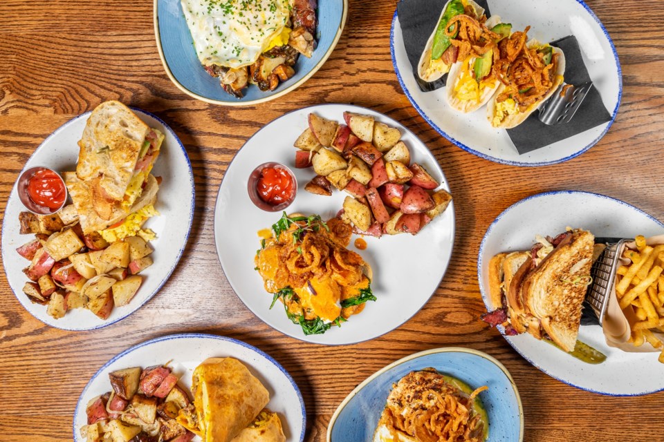 The brunch spread at STIRR