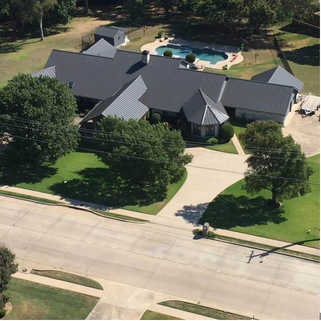 aerial-drone-footage-metal-roof