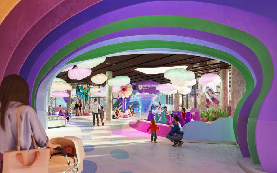 perot-museum-of-nature-and-science-view-of-toddler-garden-woven-wonders-water-hillscape-and-flower-chairs-1