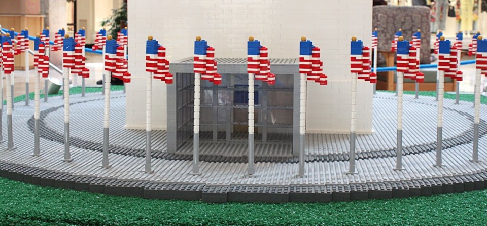 american flag lego