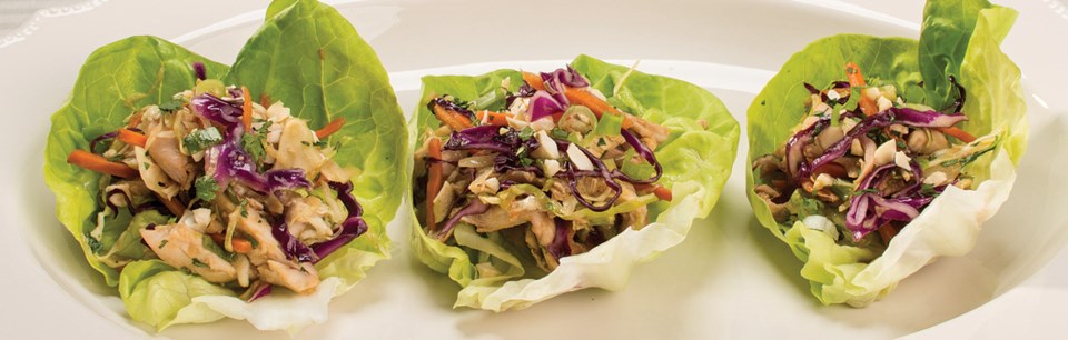 Mu Shu Chicken Wraps