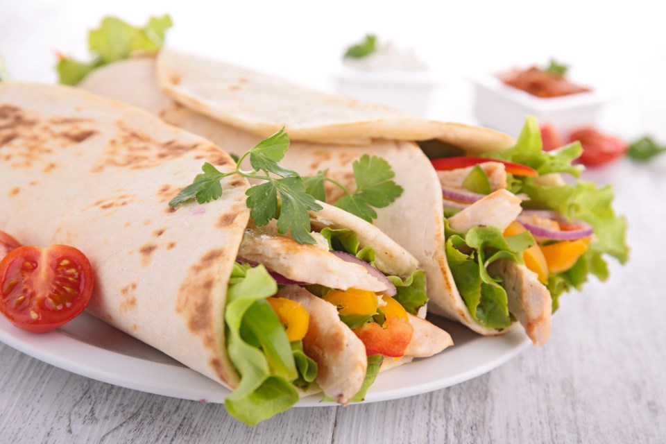 chicken wraps recipe