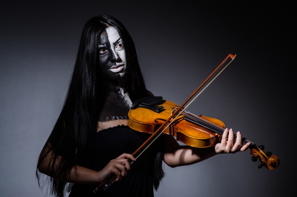 halloween violin, spooky symphony
