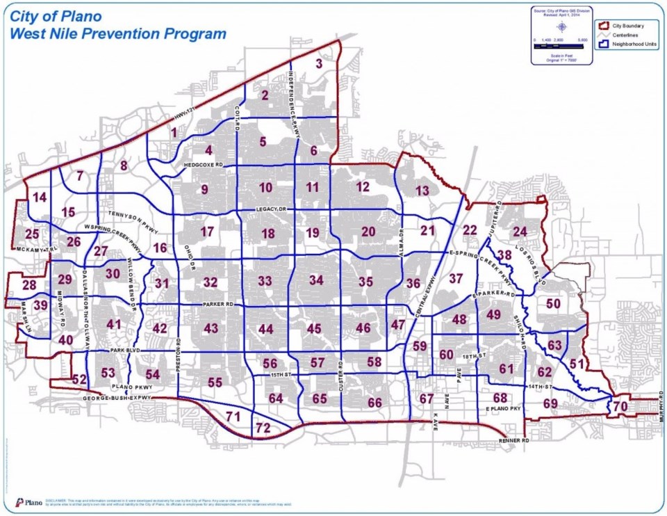 City of Plano West Nile Virus