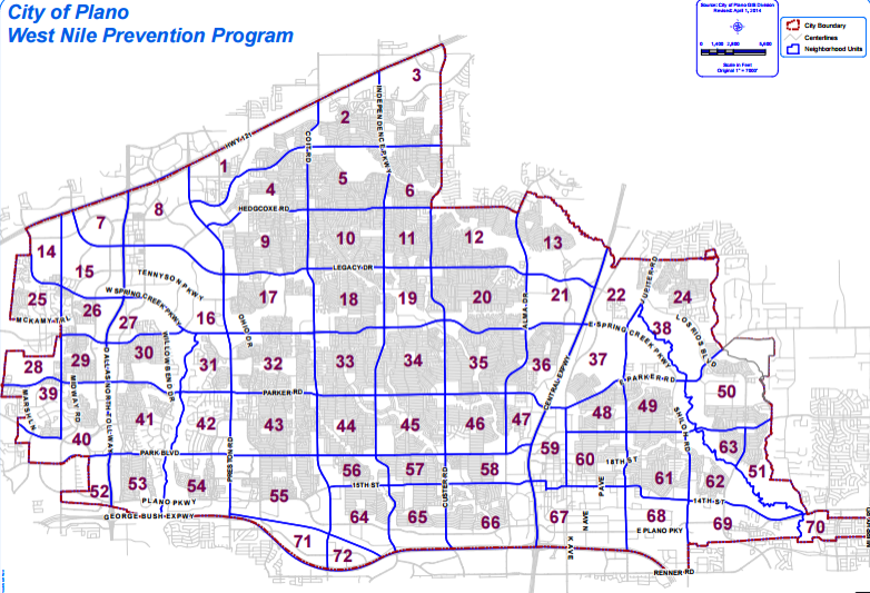 City of Plano West Nile Virus Mosquitos