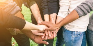 Group of Hands