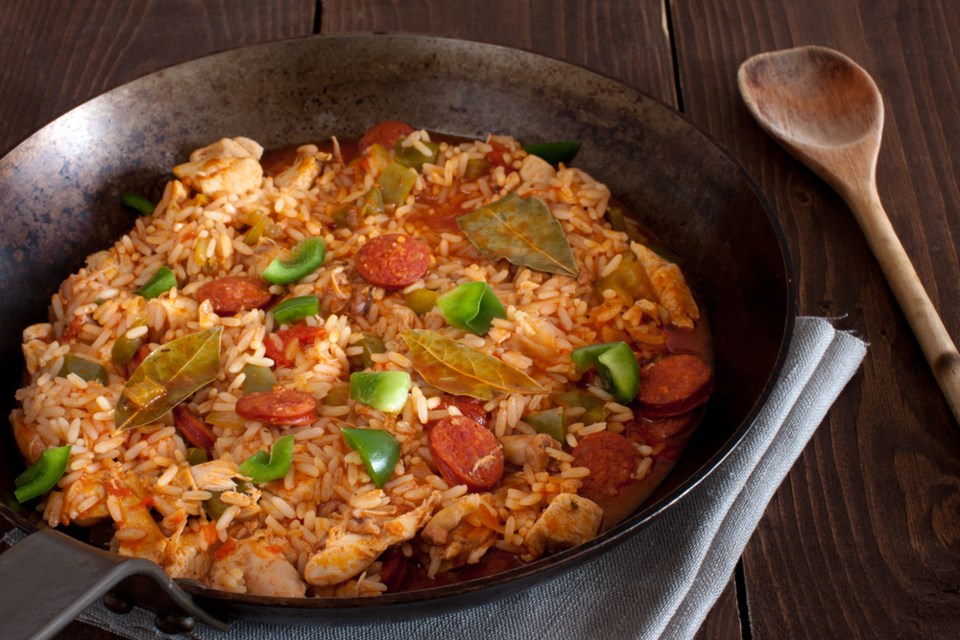 rice,sausage, fruit, nuts, recipe, Plano Profile