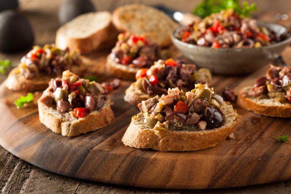 tri-color tapenade