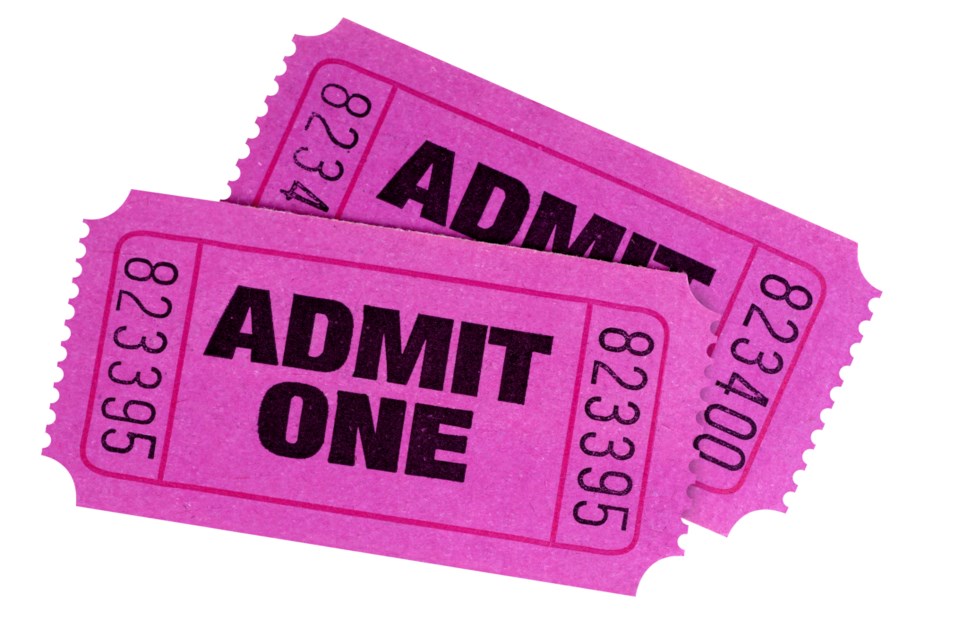 Admit One movie ticket