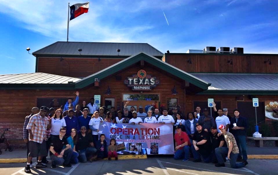 Opertaion Once In A Lifetime, veterans Texas Roadhouse
