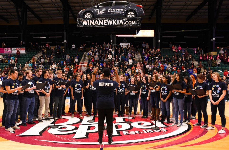 PISD Legends basketball choir