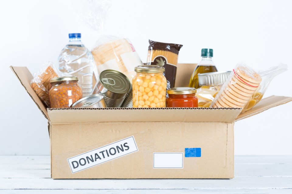 food drive donation box