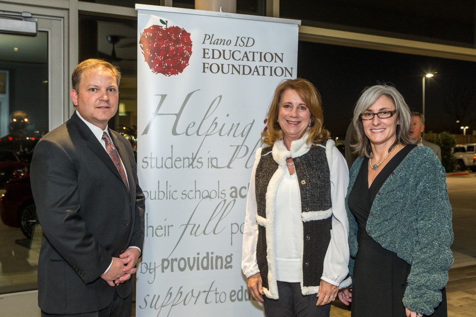 Patrick Jaccar, Jean Callison, Jeanine Alpert Plano ISD Education Foundation